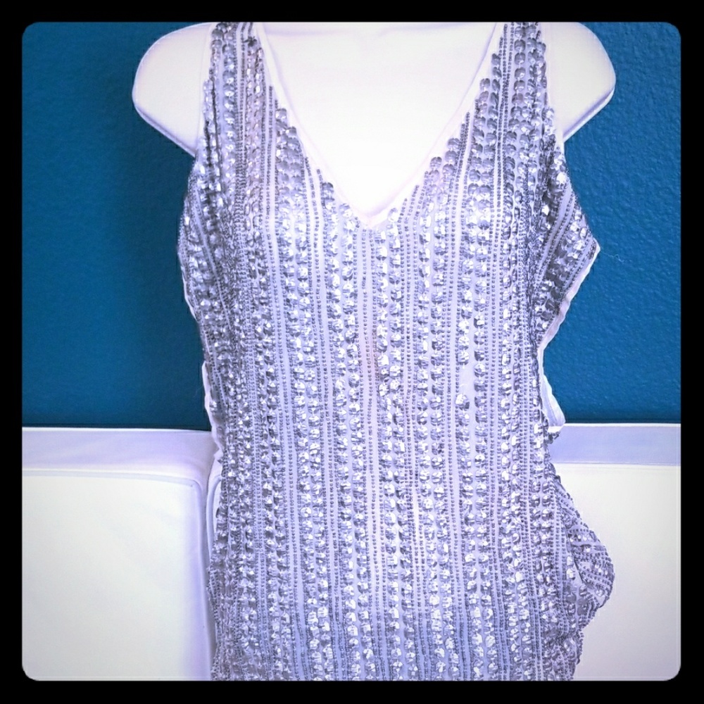 Parker top boho chic metal beads